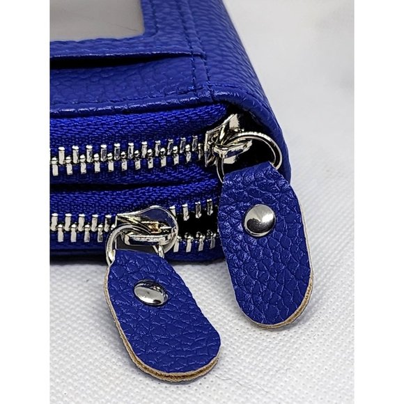 Womens Credit Card Wallet, Large Capacity Multi Card Case Wallet With ID Window - Picture 4 of 16